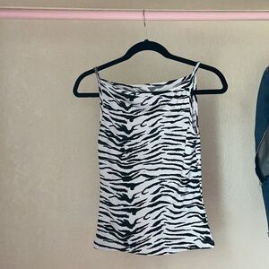 Chic Zebra Print Camisole